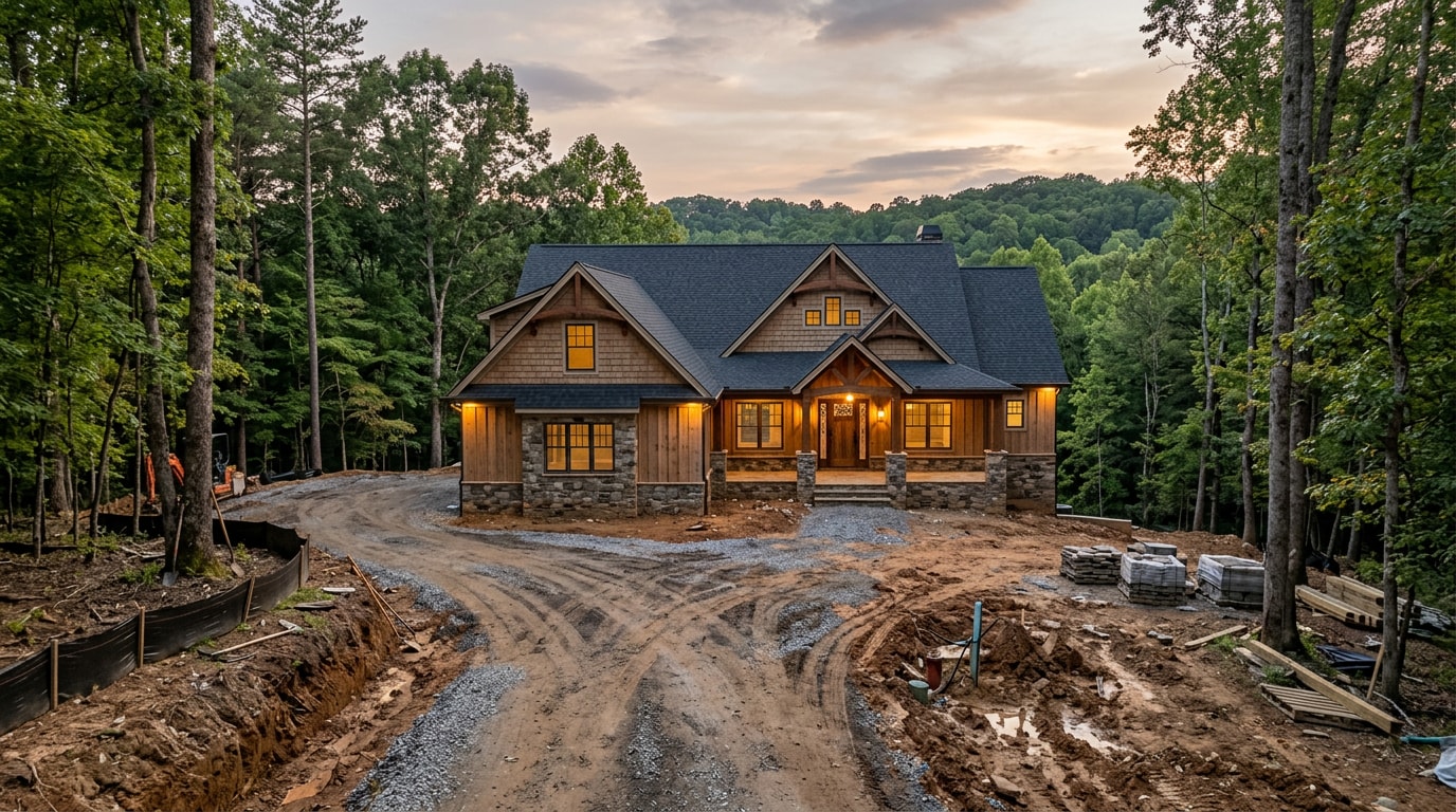 Custom home construction project in Soddy-Daisy, TN